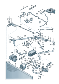 4E0121101BR-WATER HOSE