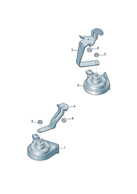 4FD951221-HORN/LH