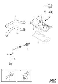 31430407-RADIATOR HOSE W124/E200/E220
