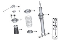 31312284045-Shock absorber fr lh