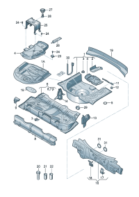 6R0971839A-Blanking assy Bracket, control unit  D-16.05.2011