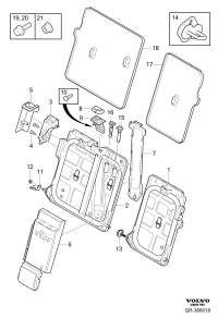 30734418-Mounting assy-lock