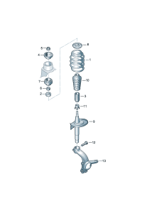 7M0412331-Strut mounting
