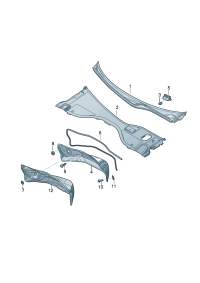 4GD819403-DEFLECTOR/LH/PASAT/2006-2011