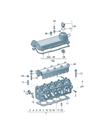 06A103351K-HEAD,CYLINDER
