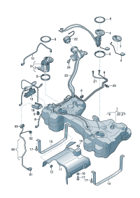 8V0919087A-FUEL PUMP- AUDI A8 RH SIDE