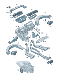 83B820902-Ventilator assy (Co-pilot position)