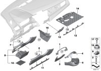 51459263344-Pnl comp., steering column upper