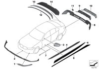 51192455856-Bumper guard rr black