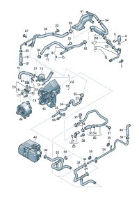 07C121096Q-Coolant hose F 4E-6-021 001 *