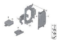 65159135687-Bracket assy-electronic information system cont unit
