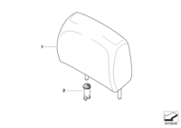 52207256623-Headrest leather