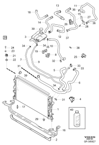 31439961-RADIATOR HOSE W124/E200/E220