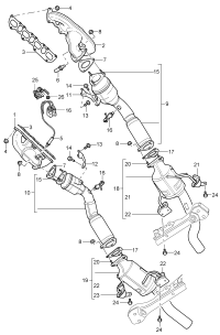 94811117101-GASKET,EXHAUST MANIFO-PANAMERA