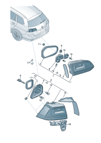 5G9945093F-Taillight & Lamp, fog  (For traffic only)
