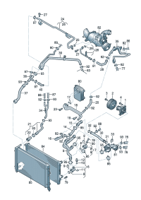 03C121070B-Coolant pipe