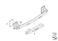 51127185721-SHOCK ABSORBER REAR LH/X5/X6