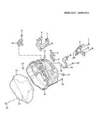 24517801-Plate, clutch lower partition