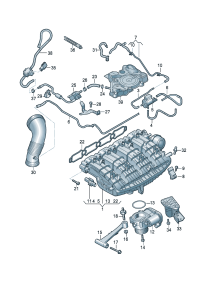 06L133201DE-Hose, air intake
