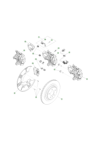 104462500B-RR BRAKE CALIPER