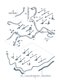 4N0971227AM-WIRING HARNESS-BATTERY POSITIV
