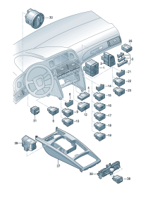 4F1905217B-Switch assy-auto start