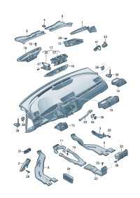 3AD819701-Duct assy-air
