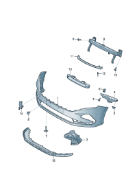 6RM807049-GUIDE PIECE/RH/ VW / PASSAT