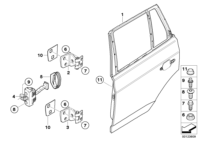 41003449337-Door, rear lh