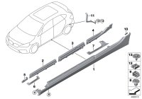 51127327320-Bracket-side sill rh