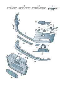 8V0807065T-COVER ASSY, PLASTIC