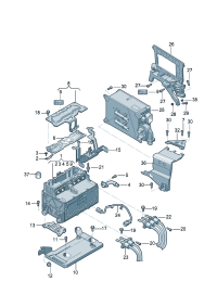 5QJ907070-Power and control electronics, Device assy-electric drive  D  -03.02.2020
