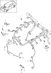 97061291700-Wiring harness Earth wire See technical information   SY 978755