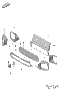 971121710K-SUPPORT ASSY, INSULATOR