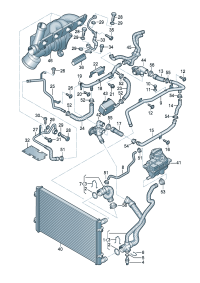 8E0121049L-WATER HOSE