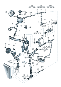 180122101A-Coolant hose Coolant adjuster Cooler