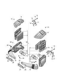 3W0129320-ELEMENT, AIR CLEANER ATK412