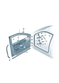 3ED837249-LINK-CHECK,REAR DOOR