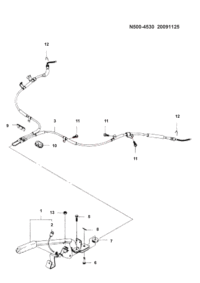 23861468-Lever assy-hand brake