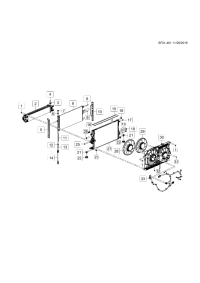 84733461-Radiator, (incl. 17-19,23, 26)