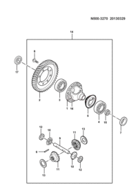 24526027-Gear, differential driven