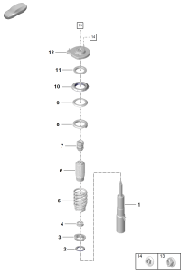 992412303A-RUBBER BUFFER,SUS FRT LH/RH-Q3