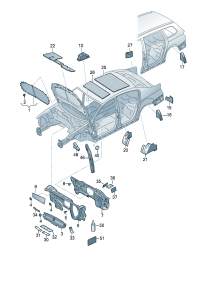 3G0863831-Damper assy-hood