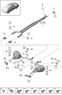 971253209Y-Muffler f Deprecated parts
