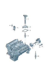 077905115T-IGNITION COIL VW/AUDI/SKODA