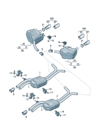 4GD253609B-Muffler assy-rr