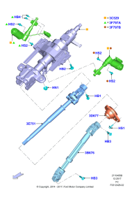 FL3Z3F840E-ACTUATOR ASSY
