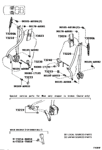 732200C140B1-BELT ASSY, FR SEAT