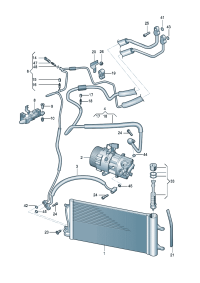 6RD820721F-Hose, refrigerant Compressor-refrigerant Condenser)   D-16.07.2012 -09.02.2015