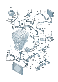 03H121065C-Bracket w/coolant pipe F  7L-8-080 000 *